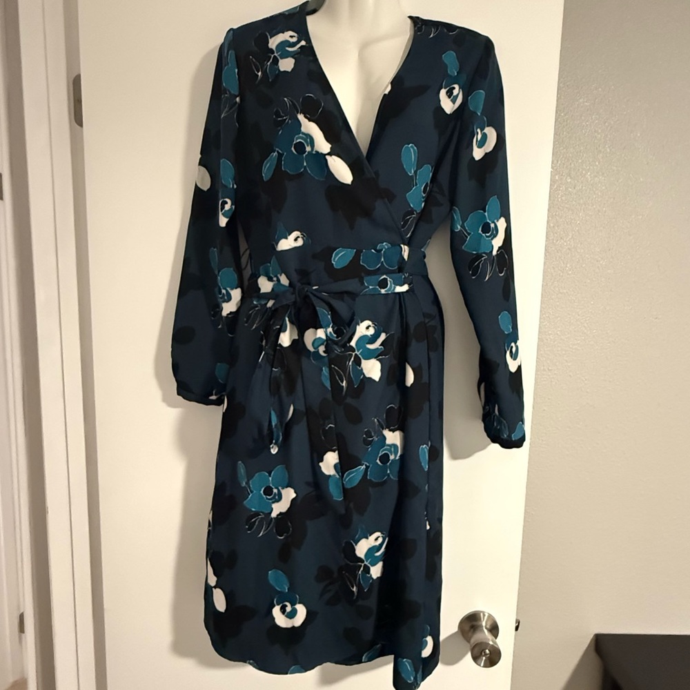 Banana Republic Floral Wrap Dress